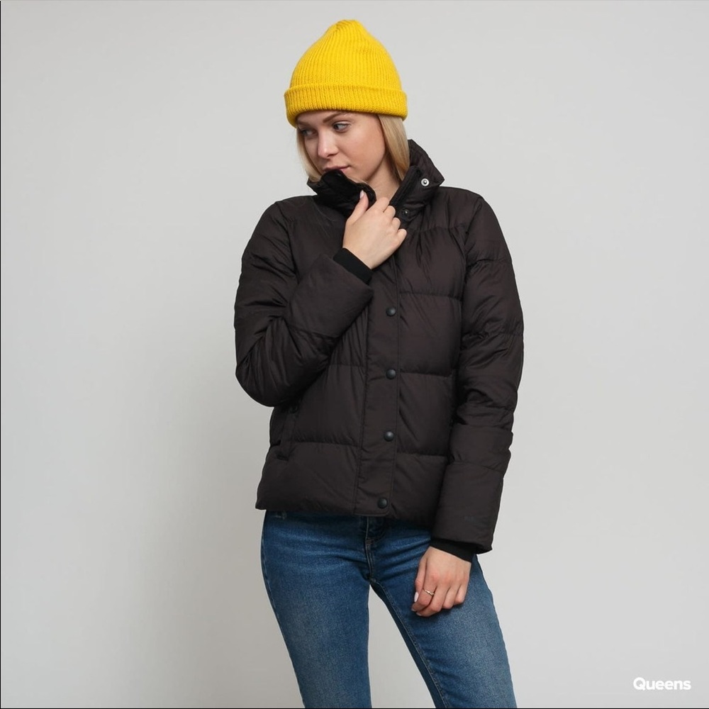 Silent down jacket black womens large
